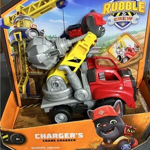 Nickelodeon Rubble & Crew Crane Grabber - Red, Yellow, Gray